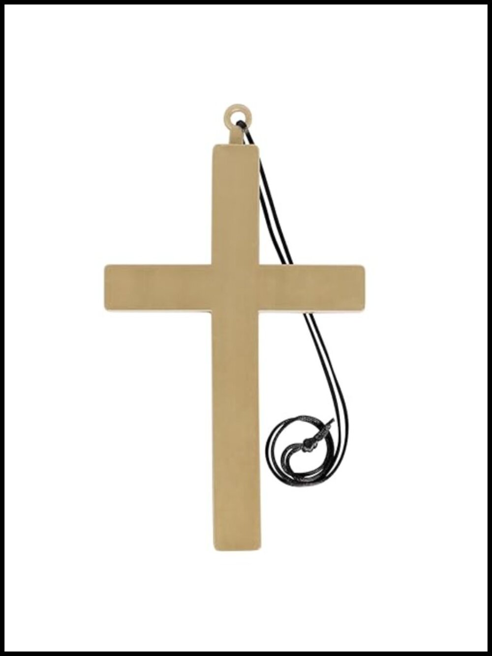 Halloween Cross Necklace 4 Pack Costume Accessory Priest Medieval